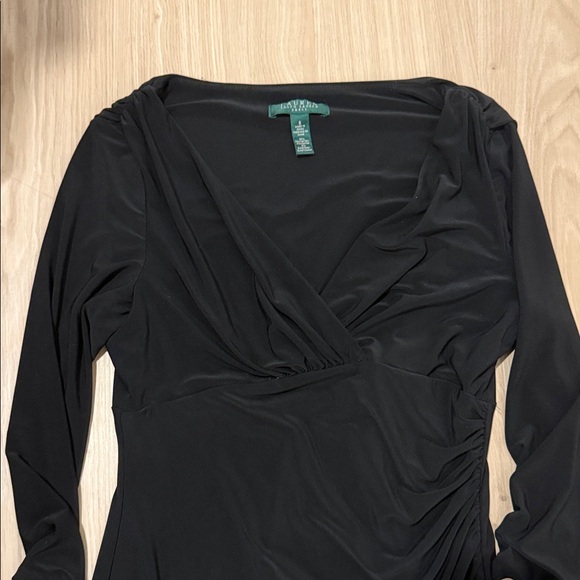 Ralph Lauren Elegant Black Long Sleeve Dress - Picture 5 of 5